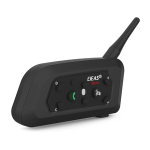 EJEAS-Auriculares con Bluetooth V6 PRO para casco de motocicleta, intercomunicador, auriculares impermeables con interfono BT de 1200M, altavoz para casco para 6 conductores - Product Image 4