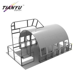 9x4m 广告创意展台展台展示设备模块化贸易展览圆形展示 - Product Image 6