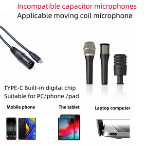 USB tipo C macho a XLR hembra micrófono grabación Smartphone Audio mezclador Cable para computadora portátil - Product Image 6