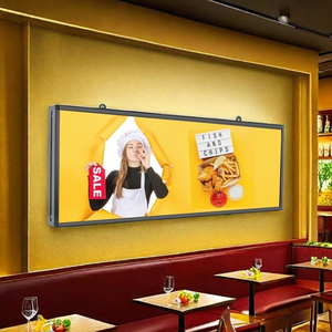 P6 lập trình đầy đủ màu sắc dẫn Bảng hiển thị 40 ''x 17'' kỹ thuật số đơn Đăng hỗ trợ hình ảnh video thể thao ticker cho cửa hàng signage - Product Image 5