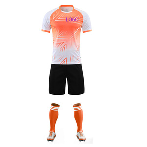 Gençlik özel Logo süblimasyon kulübü futbol forması % 100% Polyester düşük maliyetli yetişkinler için farklı renklerde mevcuttur takım - Product Image 1