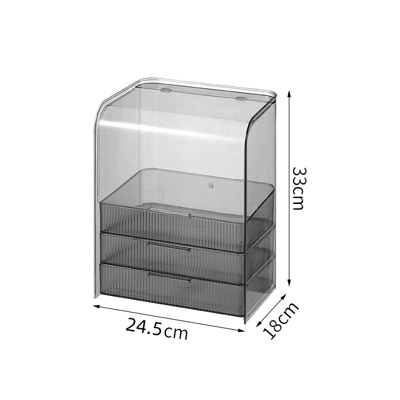 Small makeup box (sophisticated gray)