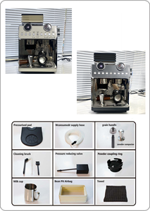 ZILONG Stainless Steel Espresso Machine with Grinding <strong>Function</strong> Electric Household Coffee Machine for Home Use &amp; Cafe - Product Image 2