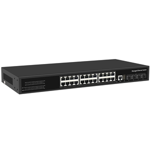 Layer3 Managed Network Switch 1000 Mbit/s Geschwindigkeit 24 RJ45-Ports 4*10 GSFP-Glasfaser port Stapelbarer SNMP-QoS 24 RJ45 4*10 GSFP-Ports - Product Image 4