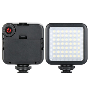2AA Battery Mini DSLR Night Photographic Fill Lighting 1/4 Mounting <strong>High</strong> Power Panel 49 LED Video <strong>Light</strong> for Smartphone Camera - Product Image 1