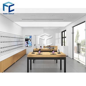 Fashion Simple <strong>Computer</strong> Mobile Phone Shop <strong>Design</strong> Decoration Custom Apple Store <strong>Table</strong> Showcase Wood Ipad Cell Phone <strong>Display</strong> <strong>Table</strong> - Product Image 2