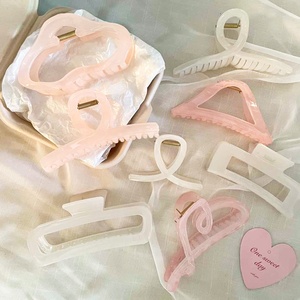 Phụ Nữ Cao Cấp Của Tóc Claw Bun Thanh Lịch Thạch Acrylic Cá Mập Clip Cao Cấp Nhựa PC Trở Lại Đầu Phụ Kiện Cho Mùa Xuân Mùa Hè - Product Image 2