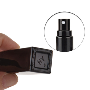 20ml bottiglie di olio di profumo di vetro riutilizzabile a forma quadrata Spray per cosmetici contenitore rettangolo piatto atomizzatore vuoto bottiglie - Product Image 2