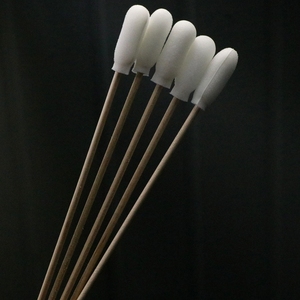 医療用綿棒アプリケーター上の15cm生分解性木製スティックフォームQtips - Product Image 1