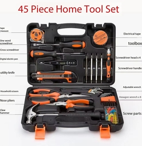 45PCS Professional Hand <strong>Tool</strong> Set <strong>Durable</strong> Mechanic Home Repair Combination <strong>Tool</strong> <strong>Box</strong> With <strong>Case</strong> <strong>Case</strong> Packaging - Product Image 2
