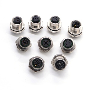 Conector de Metal M12 de 5 pines macho a código conector Circular Industrial montaje en campo conector de sensores de temperatura - Product Image 2