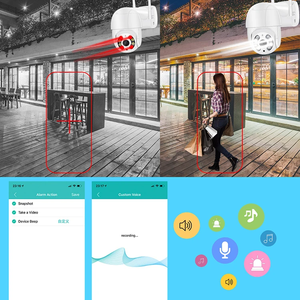 Cámara IP Icsee 4K, domo de velocidad de 8MP, seguimiento automático, Wifi inalámbrico para exteriores, Monitor de vigilancia en VIF, visión nocturna para el Hogar Inteligente CMOS - Product Image 3