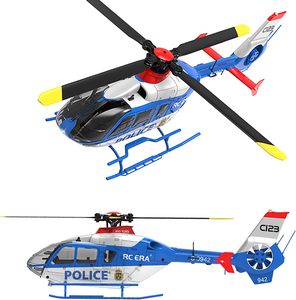 Dwi Dowellin EC135 Remote Control Helicopter,6CH <strong>RC</strong> <strong>Heli</strong> Brushless Motor Add Optical Flow Positioning &amp;3D Rolling RTF - Product Image 5