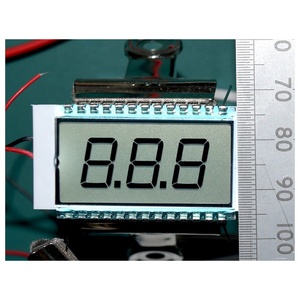 Cheap Low Power Monochrome Customized STN FSTN 1 2 Digit <strong>7</strong> <strong>Segment</strong> <strong>LCD</strong> <strong>Display</strong> 3 Digit <strong>LCD</strong> <strong>Display</strong> For <strong>Temperature</strong> Thermometer - Product Image 1
