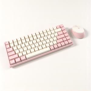 Wireless BT5.0 Hybrid Mechanical Multi-color Backlit <strong>Keyboard</strong>, USB 2.4G Cordless Compact Cute 80% <strong>Computer</strong> <strong>Keyboard</strong> 84keys - Product Image 3