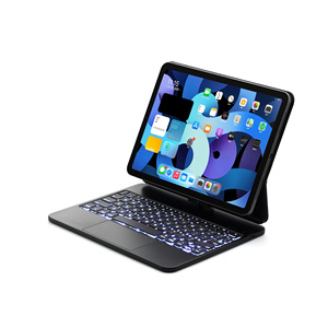 魔术键盘，带360度旋转键盘盒，适用于iPad Pro 11 10.9 12.9英寸蓝牙键盘盒 - Product Image 1