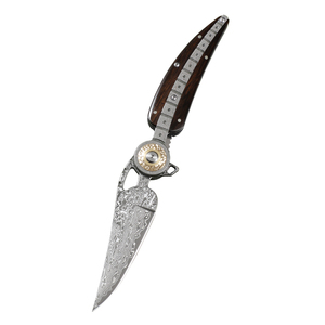 Damascus thép bỏ túi dao Ấn Độ lá phong gấp dao Nhật Bản giả mạo Clip điểm lưỡi đa chứ<span class=keywords><strong>c</strong></span> năng <span class=keywords><strong>s</strong></span>ử dụng thêm <span class=keywords><strong>s</strong></span>ắ<span class=keywords><strong>c</strong></span> nét - Product Image 6