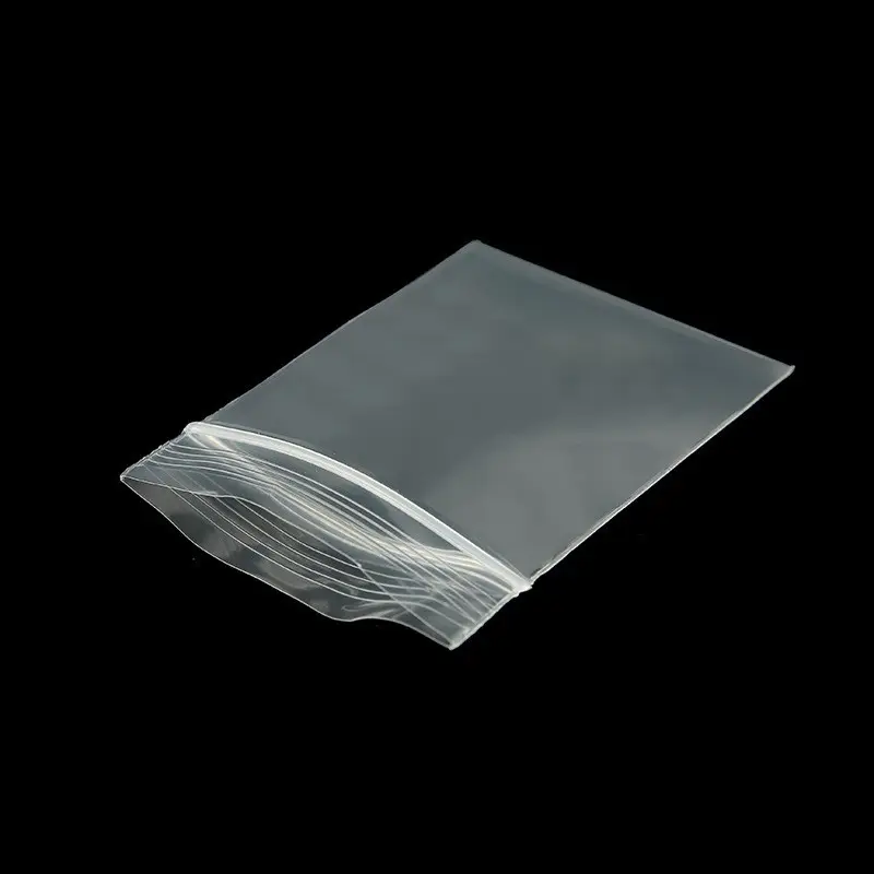 Borsa personalizzata trasparente con cerniera in pe borsa in plastica con chiusura lampo e stampa rotocalco personalizzata con cerniera elettronica di consumo