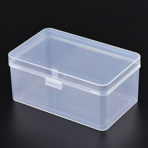 定制标志包装硬空透明盒容器可堆叠小塑料厨房储物工具箱 - Product Image 1