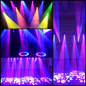 LEDスポット60Wミニムービングヘッドライト7色8ゴボDMX512サウンドDJステージエフェクトライトパーティーダンスディスコバーミュージック用 - Product Image 4