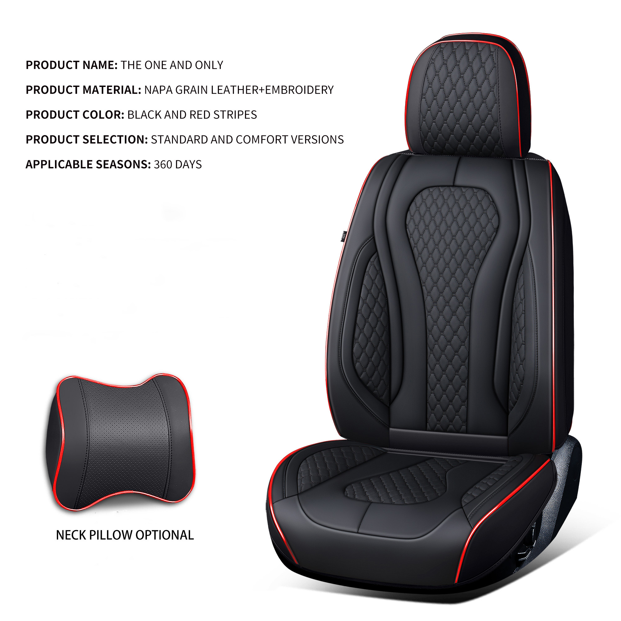 Black red (without pillow)
