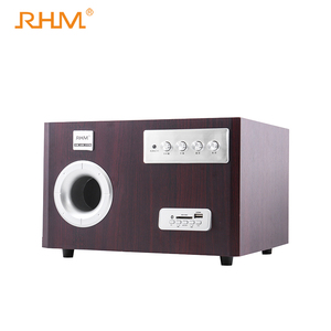 Sistema de altavoces RHM 2,1 con alimentación, FM diseño retro, altavoz multimedia para juegos de ordenador - Product Image 3