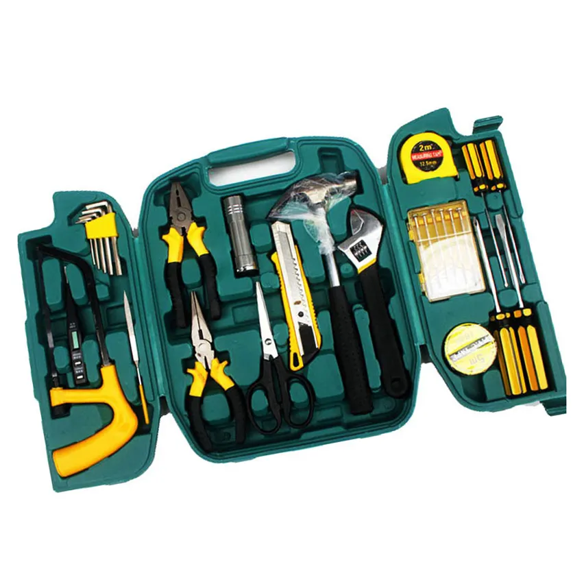 27 Pcs riparazione automatica combinazione di strumenti misti riparazione domestica cassetta degli attrezzi manuali costruzione set di strumenti per la casa