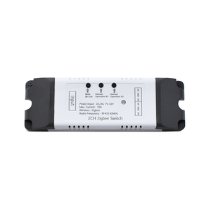 <span class=keywords><strong>Zigbee</strong></span> akıllı anahtar Tuya lamba ışığı Motor röle kurulu 2ch ev otomasyon modülü Alexa ağ geçidi gerekli - Product Image 1