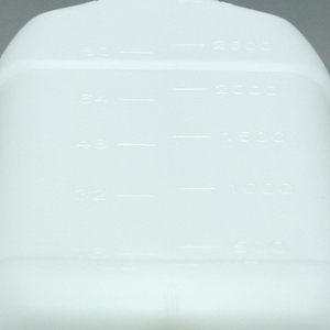 Kalın duvarlı 3L 96oz boş HDPE beyaz plastik kova saplı - Product Image 5