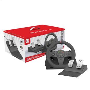 GepaideレーシングゲームハンドルデュアルペダルPS4スイッチ対応3つのジョイスティックデュアルペダルジョイスティックゲームコントローラー - Product Image 1