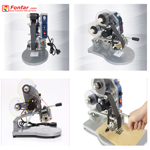 Alta qualità 1-3 linee manuale Batch Foil Stamp timbratura nastro di stampa stampante a caldo Dy-8 macchina di codifica della data per il prezzo di fabbrica - Product Image 6