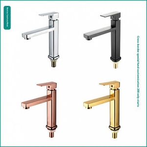 Creative Brass Single-<strong>Hole</strong> Basin Faucet Cross-Border Single-Cold Washbasin Faucet Mount Ceramic for Under-Counter Single-Toilet - Product Image 4