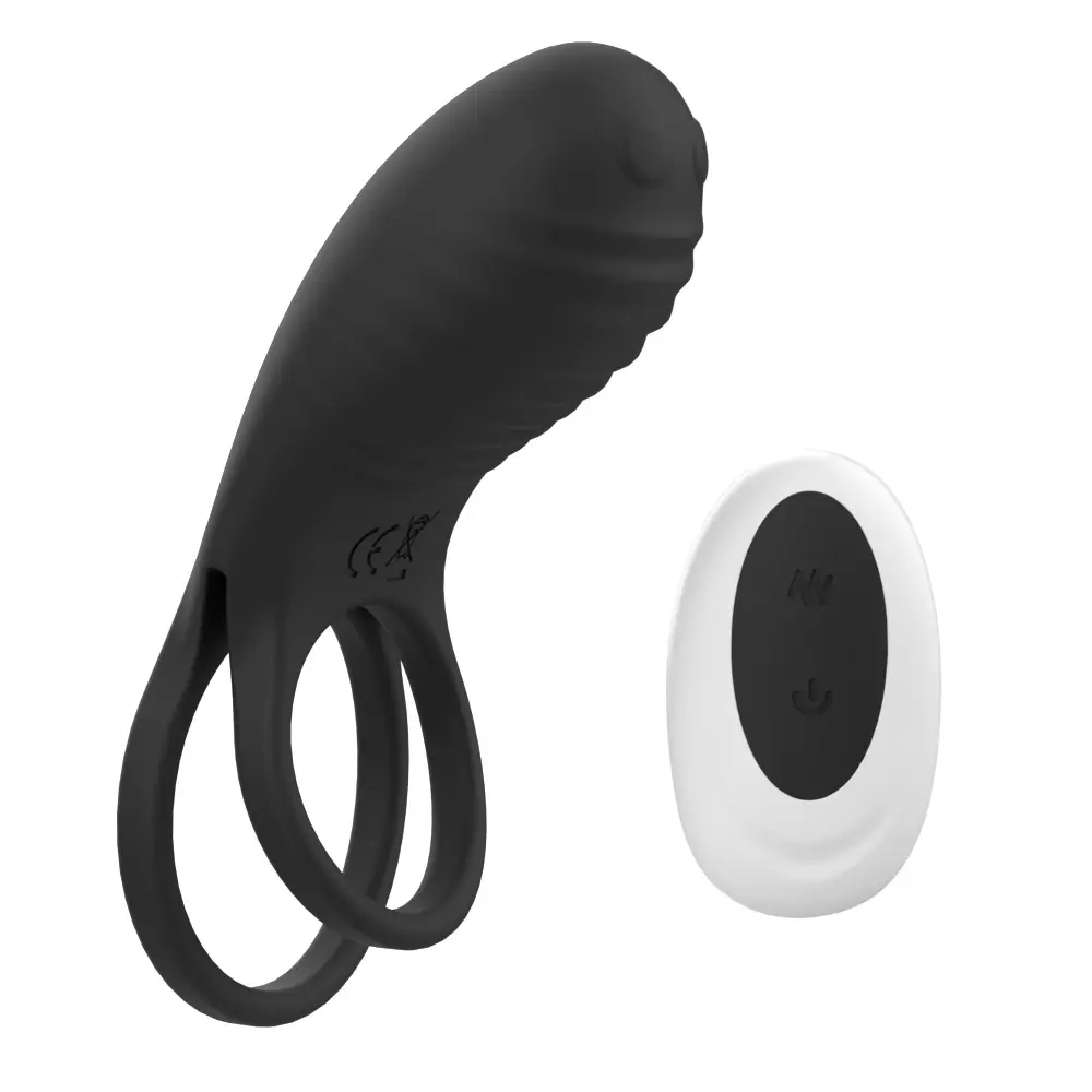 Drahtlose weiche Silikon Dual Ring Lock Design Vibrator 10 Frequenz vibrierende Paar resonante Sex produkte für Mann Dildo