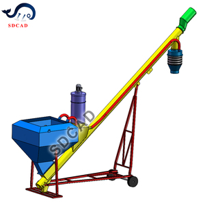 Carico alla rinfusa mobile pieno automatico grande sacco serbatoio di cemento silo caricatore alla rinfusa per la vendita - Product Image 2