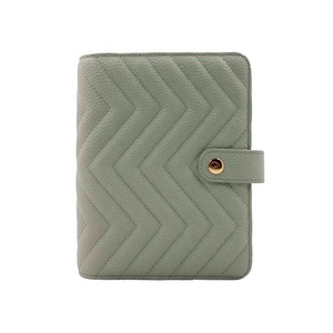 Benutzer definierte A6 <span class=keywords><strong>A5</strong></span> Lose blatt Journal Niedlich Kawaii PU Leder Binder Briefpapier Notizblock 6 Ring Binder Pink Quilt Leder Planer Budget