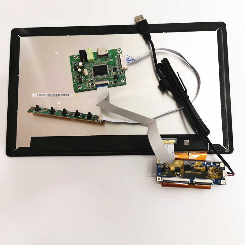 HD Control LCD driver board + 13.3 "capacitive touch assembly+LCD 1920 x1080 IPS LCD screen DIY kits Module Car Raspberry Pi 3