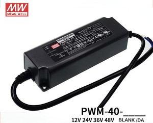 Mean Well <strong>PWM</strong>-40-24 40W 24VDC Single Output <strong>LED</strong> Lighting <strong>Driver</strong> 100W 5A 60Hz with 110V <strong>Input</strong> for Industrial Use - Product Image 5