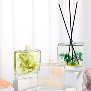 Flint clear 100ml 120ml Small Neck Glass Bottle with Top Cork for <strong>Perfume</strong> Wine Reed Diffuser <strong>DIY</strong> Flower Manufacturer - Product Image 5