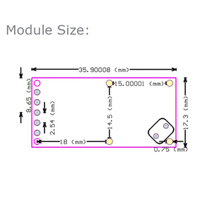 RCWL-0516マイクロ波ドプラーレーダーセンサースイッチモジュール人体誘導モーション検出器Arduino用インテリジェントセンサーモジュール - Product Image 5