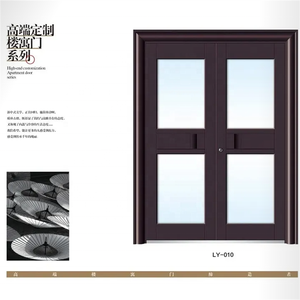 LOGO fiyat ile su geçirmez Modern villa ve oteller için özelleştirilmiş renk ve boyut anti-hırsızlık güvenlik giriş kapıları - Product Image 1