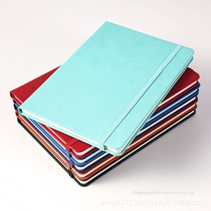 None A5 Leather Imitation Leather Strap <strong>Notebook</strong> Elastic Band Pu Office Printed Logo Diary <strong>Notepad</strong> Customization - Product Image 2