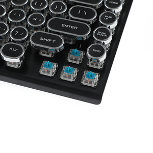 83 Key USB + BT Dual Mode Mechanical <strong>Keyboard</strong> Retro Keycap Detachable Switch Rainbow <strong>Backlight</strong> <strong>Keyboard</strong> - Product Image 6