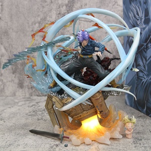 25cmラストスリープドラッグオンボールZトランクストランクスアニメ置物2ヘッドアクションフィギュア像ルミナブルモデル人形コレクションおもちゃ - Product Image 2