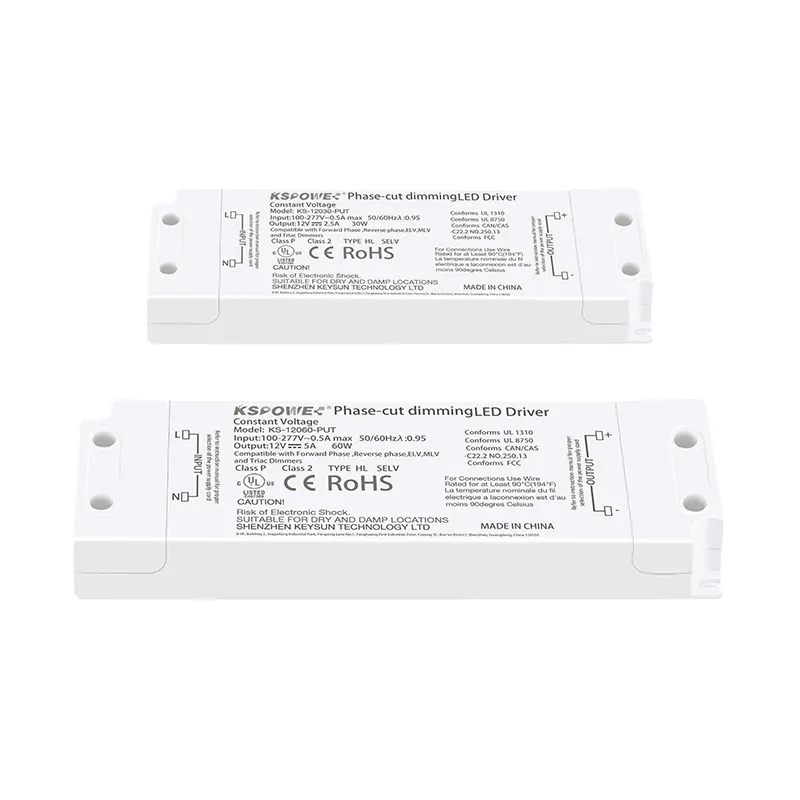 12v 24v 36v 48v Dimmable Led Driver Alimentation 20w 40w 60w Tension Constante Ultra-mince Led Driver Pour Led Panel Light