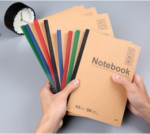 A5 B5ソフトクラフトカバースパイラルバウンドノートノート厚手学生オフィス用学校日記用アイケア - Product Image 6