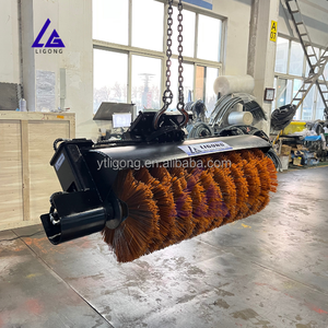 Spazzatrice idraulica per l'escavatore PC110/SH120, tipo rotante spazzatrice della scopa con la spazzola del diametro 550 - Product Image 1