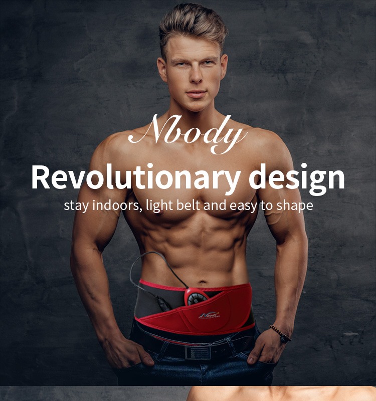 Trends Massager Ab Toning for Slender Toned Stomach Muscle Ab-ironic-2-belt Abs Flex Belt Men Women Unisex