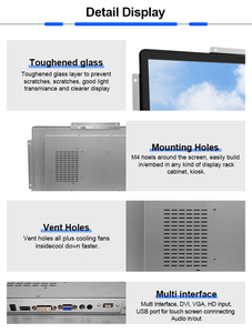 High Brightness 32 Inch Touchscreen 1000 Cd/m2 <strong>LCD</strong> <strong>Monitor</strong> <strong>with</strong> SDI,AV,<strong>BNC</strong>,RCA <strong>Input</strong> Custom Design - Product Image 5