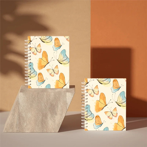 Best-Selling A5 Size PVC Cover Spiral-Bound Journal <strong>Notebook</strong> for Students Office Use 100 Inner Sheets <strong>with</strong> Customizable Logo - Product Image 3