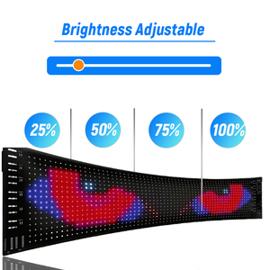 Display digitale con messaggio a scorrimento personalizzato programmabile per pubblicità per auto - Product Image 4